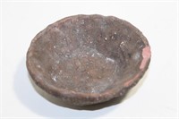 NATIVE AMERICAN STYLE BOWL TERRA COTTA 5" CHIPS
