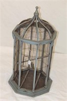 Antique Painted Bird Cage