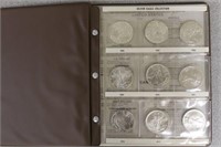 SILVER EAGLE COLLECTION BOOK 1986 - 14 TOTAL