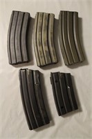 5 SEMI AUTO RIFLE MAGAZINE 223, 7.62 ETC