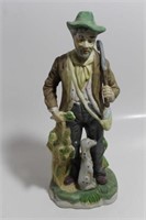 FIGURINE OF MAN AND HIS DOG