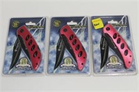 3 SMITH & WESSON FOLDING POCKET KNIVES NEW IN