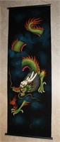 CHINESE STYLE DRAGON WALL HANGING, CRYSTAL