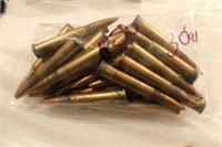 25 ROUNDS OF 30 CAL AMMO