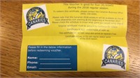 4 tickets to Sioux Falls Canaries