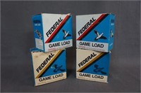 4 Boxes Federal 12ga #8 Game Load Shotgun Shells