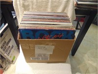 Box lot 50 LP's
