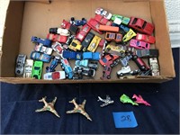 Lot of Old Toy Match Box / Hot Wheel Type Toy Cars