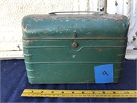 Vintage Old Green Metal Lunchbox