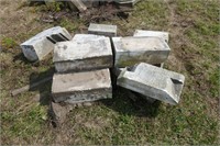 12- VARIOUS SIZE PIECES OF ITALIAN MARBLE