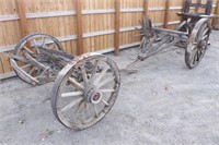 Old Wagon Wheels & Transom