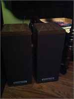 Pair of Koss speakers, damaged.