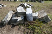 6- VARIOUS SIZE PIECES OF ITALIAN MARBLE