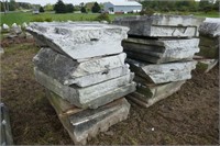 8- VARIOUS SIZE PIECES OF ITALIAN MARBLE