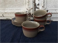 Lot of 4 Mikasa Stoneware Tea Set