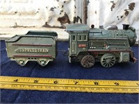 Antique Metal Toy Train Cars