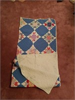 Multi colored Handmade quilt