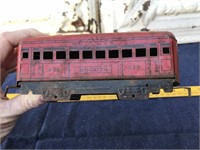 Antique Metal Toy Train Car
