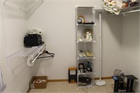 Organizer shelf and clocks