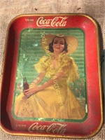 Vintage original 1938 Coca Cola tray