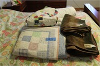 Assorted Quilts and Blankets