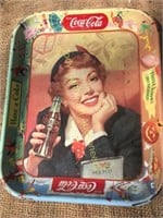 Original Coca Cola tin advertising tray