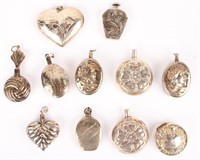 MIXED STERLING SILVER PENDANTS