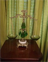 Vintage green scale of Justice approx 18 inches