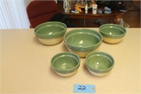 Western Stoneware Bowl Set