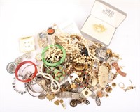 3.5+ LBS OF MIXED COSTUME JEWELRY
