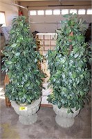 Artificial Trees in Planters