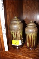Pair of Decorative Canisters