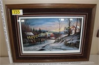 Terry Redlin "Coming Home" 1786/2400 signed print