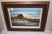Terry Redlin "Morning Chores" 869/960 Signed Print