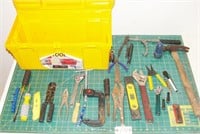 Grouping of Hand Tools with Toolbox