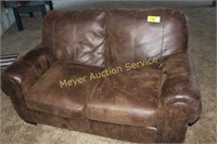 Ashley Furniture Leather Look Love Seat