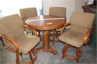Pub Table with 4 chairs