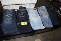 5 Pair Silver & Big Star Jeans Size 30