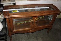 Sofa Table with Glass,Lighted