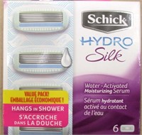 Schick Hydro Silk 6pc Replacement Razor