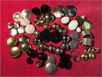 Collection of Vintage Clip & Screw On Earrings