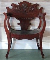 Antique Mahogany Parlor Chair
