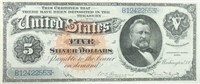 Rare High Grade 1886 $5.00 Silver Certificate.