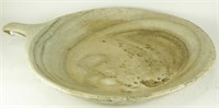 LARGE CARVED MARBLE BOWL