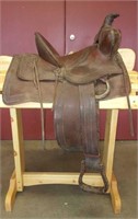 Vintage 13" Saddle