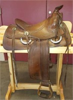 Vintage JC Higgens 14.5" Saddle