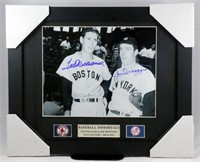 Williams & DiMaggio Autographed Framed Photo