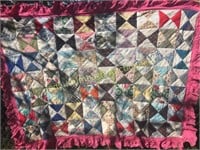 Cotton feedback double side patchwork quilt