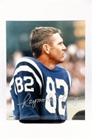Raymond Berry Colts Autographed Photo COA