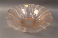 10” U.S. Glass #310 Lg. Flared Bowl – Pink